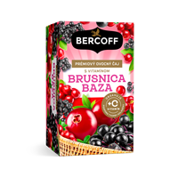 BERCOFF Prémiový ovocný čaj 16x2g BRUSINKA&ČERNÝ BEZ