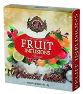 BASILUR Fruit Infusions Assorted Vánoční přebal 40 gastro sáčků