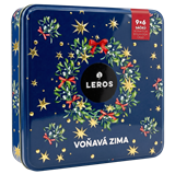 LEROS Voňavá zima bylinné čaje v PLECHU 9x6 sáčků (10)