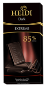 HEIDI čokoláda Dark EXTREME 85%  80g (hořká)