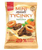 SEMIX Mini müsli tyčinky s meruňkami bez lepku 70 g