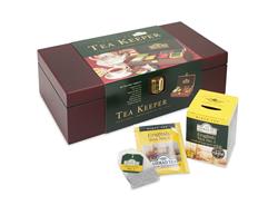 AHMAD TEA Tea Keeper  -  luxusní dřevěná kazeta 8x10x2g