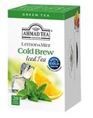 AHMAD TEA - COLD BREW studený čaj  Green Lemon & Mint  20x2g(min. trvanlivost 3/2022)