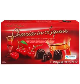 MAITRE TRUFFOUT CHERRIES IN LIQUER BONBONIERA - VIŠNĚ V HOŘKÉ ČOKOLÁDĚ 150g