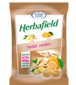 HERBAFIELD Bylinné bonbony Ginger(zázvor) 75g 