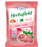 HERBAFIELD Bylinné bonbony Grapefruit 75g