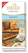 HEIDI čokoláda COCONUT FLORENTINE (mléčná s kokosem a mandlemi)  100g