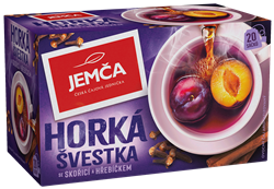 JEMČA Horká švestka se skořicí a hřebíčkem 40g
 (20x2g)