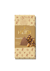 HEIDI Grand´Or Milk & Almonds (mléčná čokoláda s celými mandlemi) 100g
