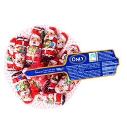 ONLY Mikuláši z mléčné čokolády v síťce 100g