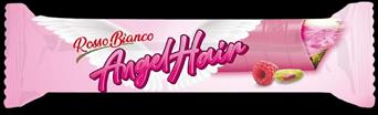 ROSSO BIANCO Angel Hair - tyčinka s pistáciovou pěnou,cukrovou vatou a polevou  40g (12)