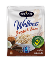 BERCOFF Wellness Ovesná kaše KOKOS&ČOKOLÁDA 60g 