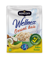 BERCOFF Wellness Ovesná kaše KOKOS&BANÁN 60g