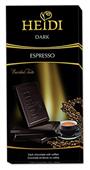 HEIDI Dark Espresso (Coffee) 80g, hořká čokoláda s kousky kávy 