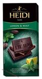 HEIDI Dark - hořká čokoláda MINT & LEMON ( máta&citron ) 80g