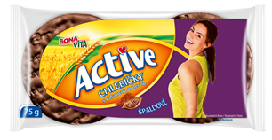 BONA VITA Active Špaldové chlebíčky s kakaovou polevou 75g (10)