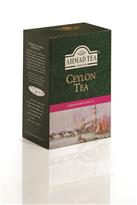 AHMAD TEA sypaný černý sypaný čaj Ceylon Long Leaf-papírová krabička  100g(min trv.4/2023)