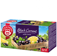 TEEKANNE Black Currant with Lemon - černý rybíz s citronem ovocný čaj  20x2,5g