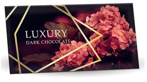 LUXURY 175g čokoláda  hořká 60% HORTENZIE