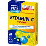 MAXI VITA  Vitamín C + Zinek 30tablet
