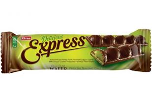 ELVAN EXPRES WAFER  oplatka s čokoládou a pistáciemi 30g