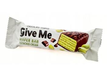 GIVE ME PISTACHIO CREAM oplatek s čokoládovou polevou a pistáciovým krémem 40g