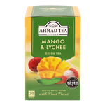 AHMAD TEA Mango & Lychee (zelený porcovaný čaj 20x2g 