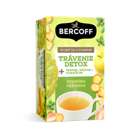 BERCOFF Trávení,detox - bylinkovo-ovocný čaj 16 x 1,5 g