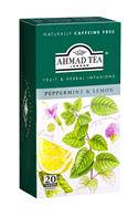 Ahmad Tea porcovaný ovocný čaj  Peppermint a lemon  přebal ALU 20x1,5g