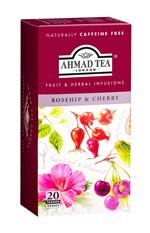 Ahmad Tea porcovaný ovocný čaj  Rosehip  a cherry  přebal ALU 20x2g