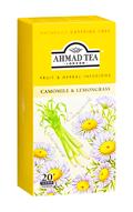 Ahmad Tea porcovaný ovocný čaj  Camomille a Lemongrass přebal ALU 20x1,5g