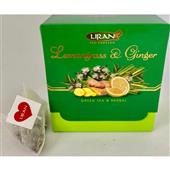 LIRAN zelený čaj Lemongras&Ginger 15x2g